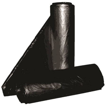 Aluf Plastics RCT-56XX Royal Crown Top Liner, 43 x 46 in, 56 gal Capacity, Metalocene Blend, Black RL-4347XXH